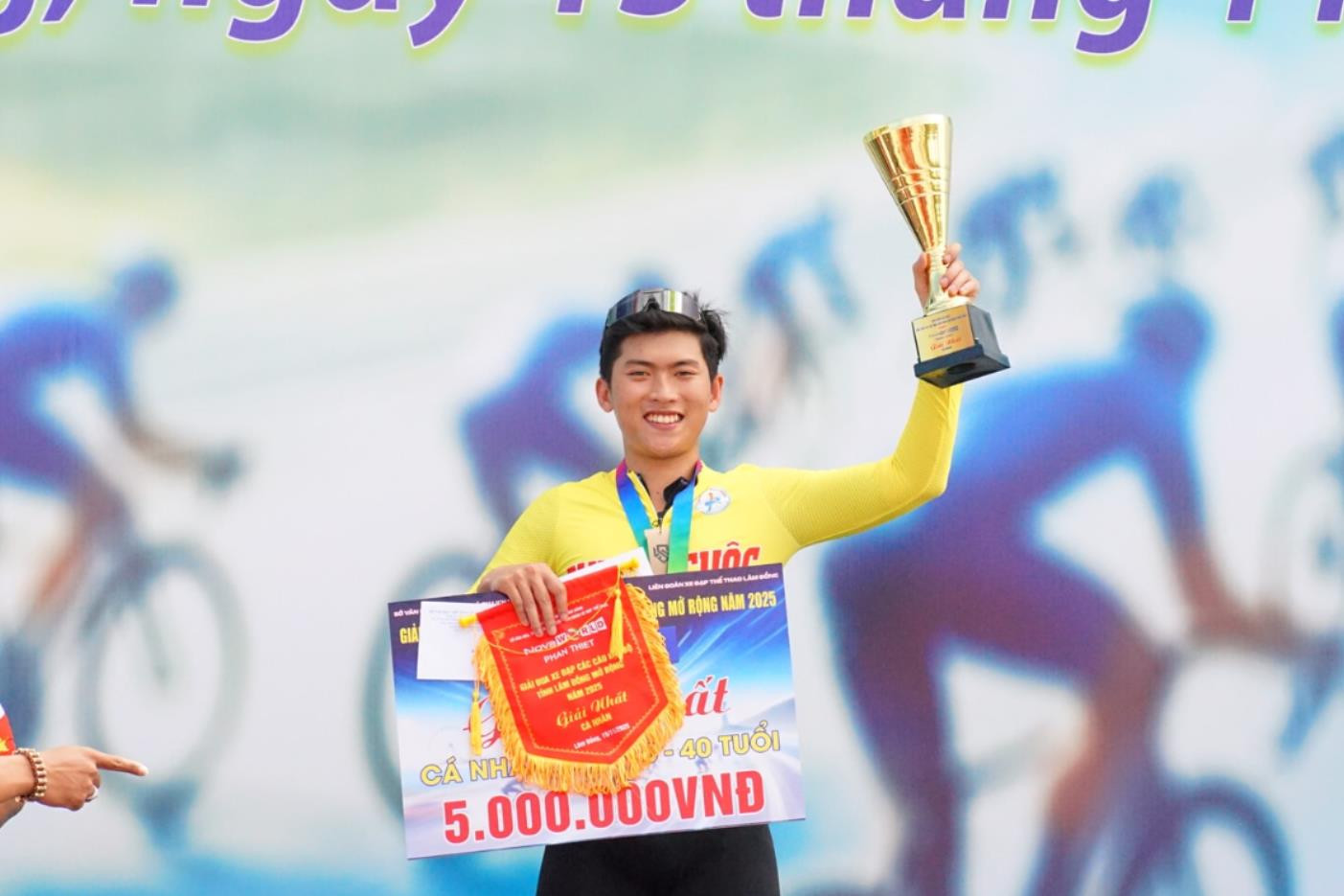 Vận động viên Trần Đình Duy (CLB DTR BLXCK Xuân Hoà, Tp. Hồ Chí Minh)