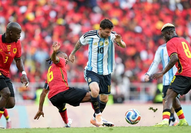 Argentina dễ dàng đánh bại Angola trên sân khách.