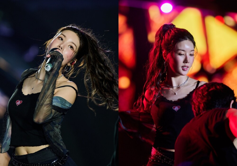 Nữ thần thế hệ mới Kwon Eunbi vừa nhảy vừa hát khi lần đầu đến Việt Nam biểu diễn.