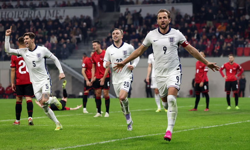 Tuyển Anh thẳng tiến World Cup 2026 với thành tích hoàn hảo. (Nguồn: Getty Images)
