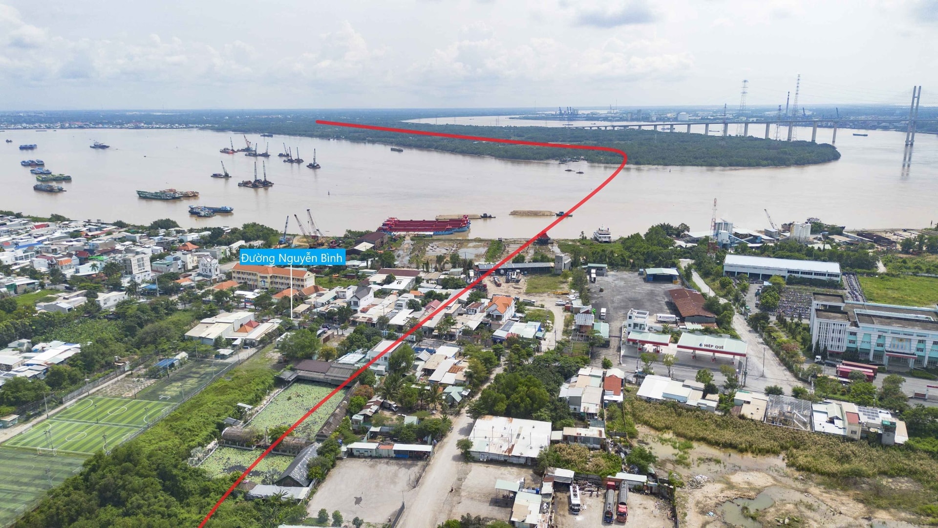 Cầu Cần Giờ là một dự án cầu đường bộ vượt sông Soài Rạp nằm tại phía Nam TP HCM.