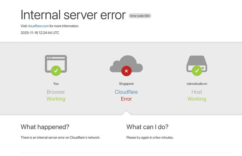 Cloudflare gặp sự cố nghiêm trọng, hàng loạt website không thể truy cập