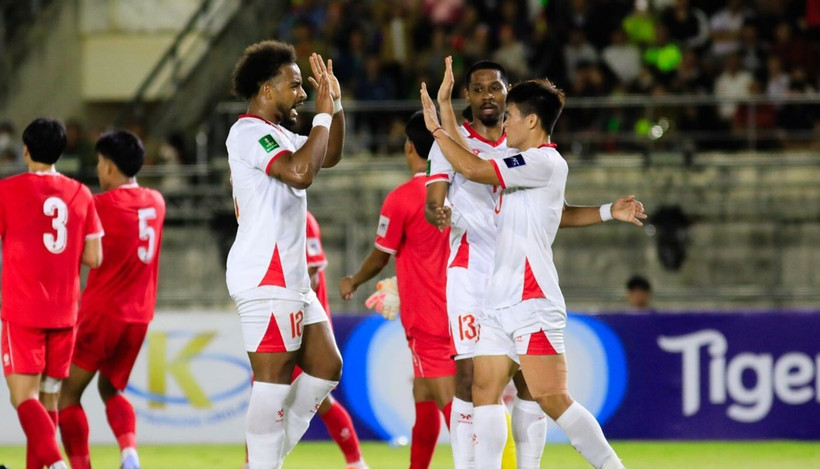 Đội tuyển Việt Nam giành chiến thắng 2-0 trước Đội tuyển Lào. (Ảnh: afc)