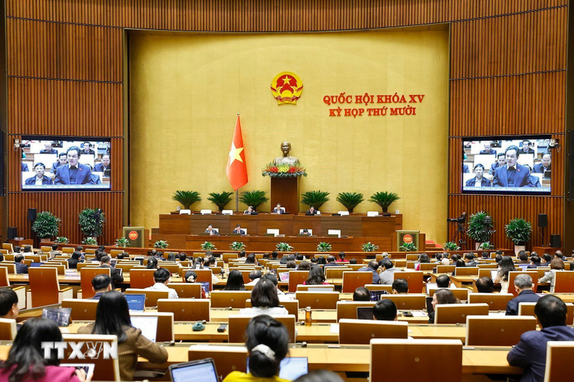 Quang cảnh phiên họp. (Ảnh: Doãn Tấn/TTXVN)