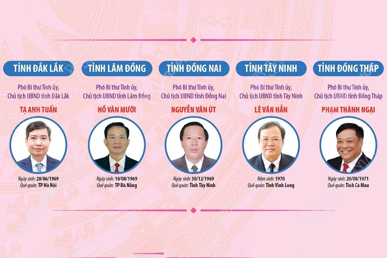 34 Chủ tịch UBND Link vào, thành phố nhiệm kỳ 2021-2026 (cập nhật đến 20/11/2025)