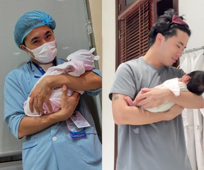 Con rể Xuân Hinh được khen vì chăm vợ con chu đáo.