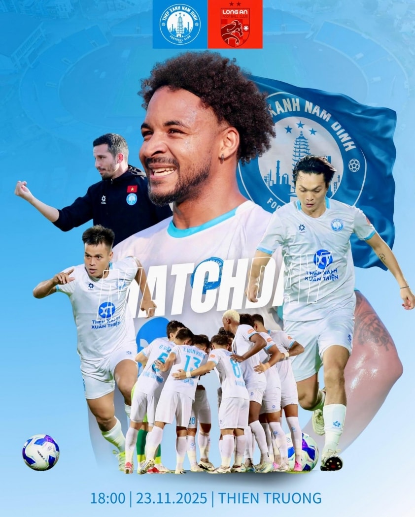 Trực tiếp Nam Định vs Long An, 18h00 hôm nay 23/11 746583