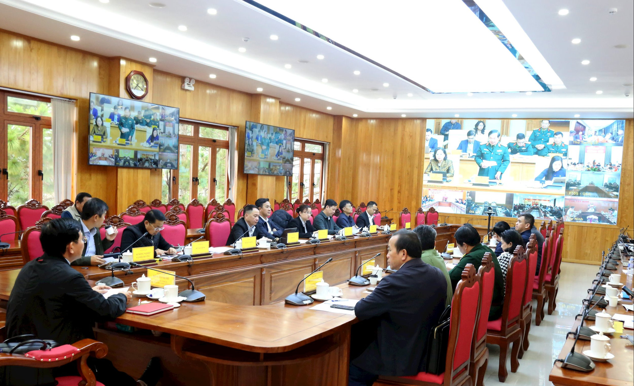 Quang cảnh điểm cầu taij tỉnh Lâm Đồng