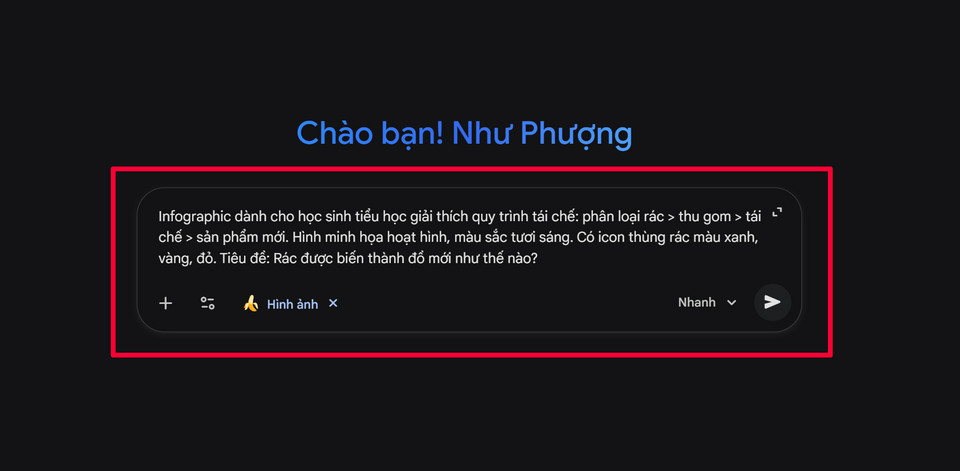 Biểu tượng tải xuống infographic sau khi AI đã tạo xong.