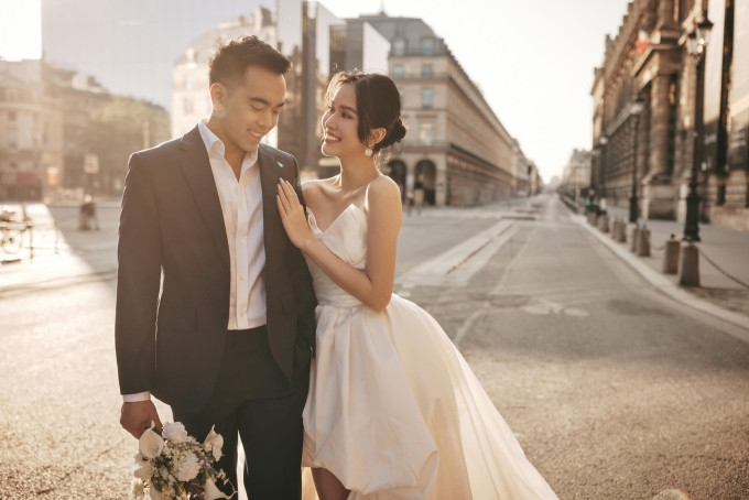 Phương Anh và ông xã Đắc Đức.