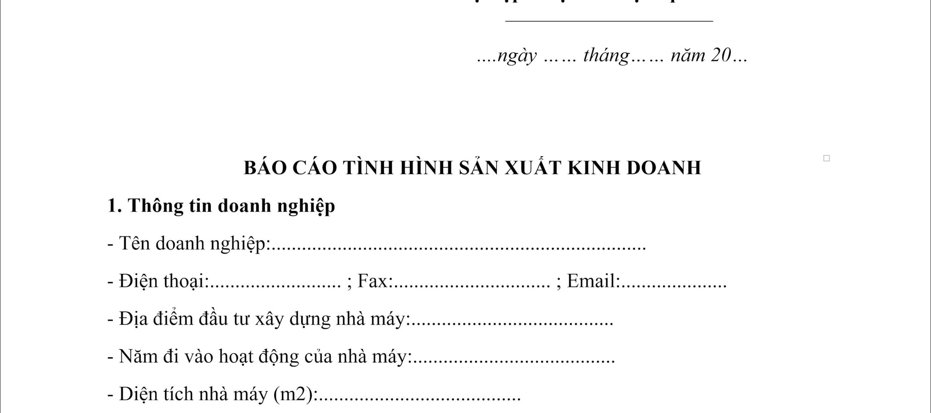 Mẫu báo cáo tổng kết cuối năm 2025 dành cho doanh nghiệp