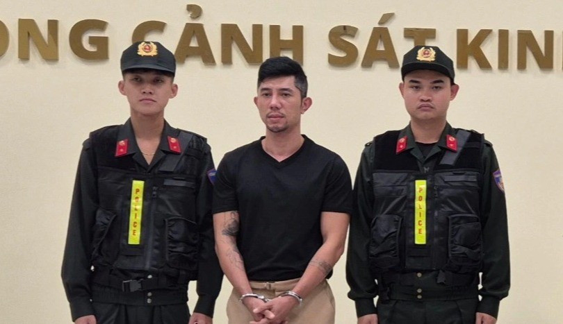 Ngân 98 và Lương Bằng Quang tại thời điểm bị bắt giữ.
