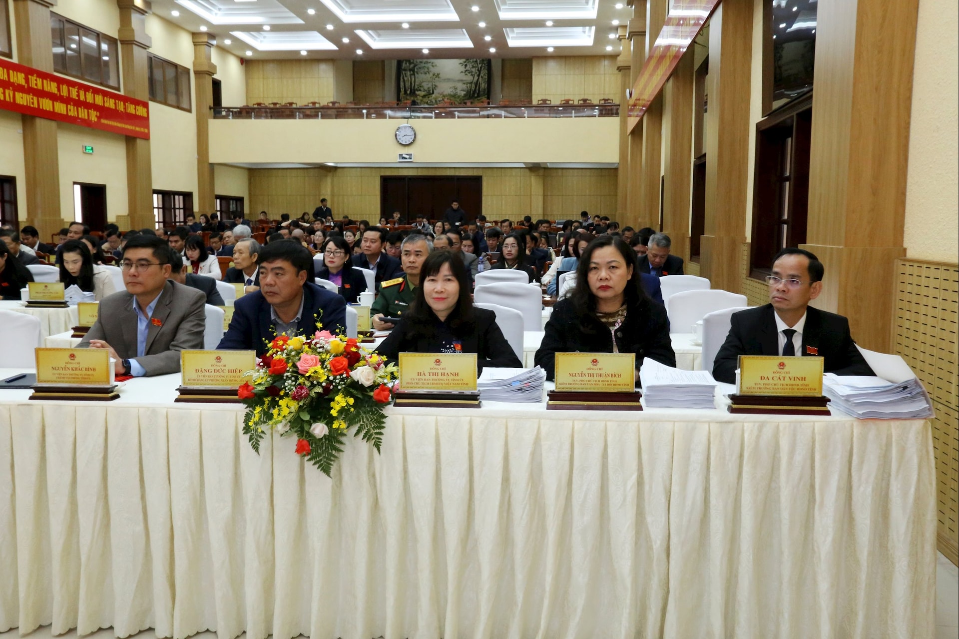 Provinslederne deltok på møtet.