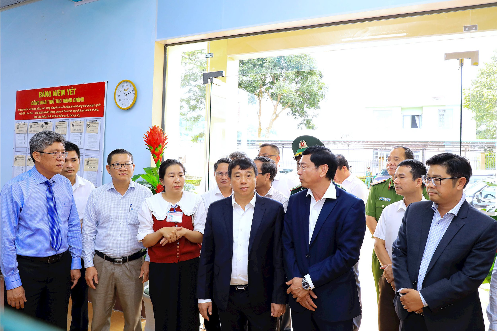 Đoàn công tác của tỉnh Lâm Đồng kiểm tra Trung tâm phục vụ hành chính công xã Thuận An