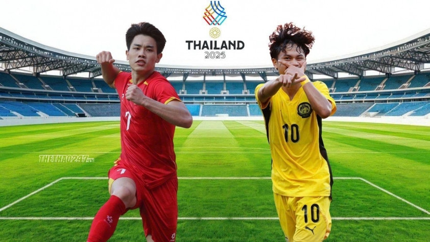 Các cầu thủ U22 Việt Nam trong một buổi tập trước trận đấu quan trọng với U22 Malaysia tại SEA Games 33.