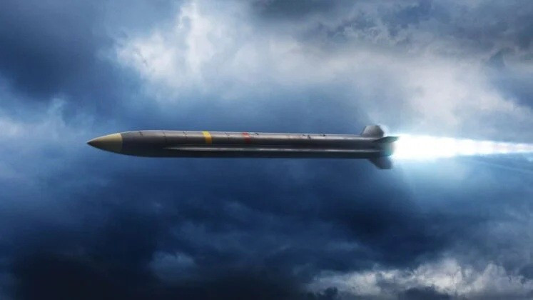 Hình ảnh mô phỏng tên lửa AARGM-ER. (Ảnh của Northrop Grumman)