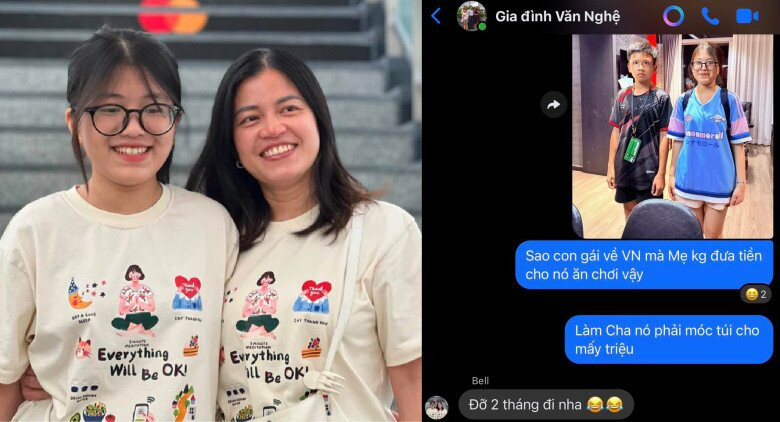 Nguyễn Văn Chung mắng vốn em gái vì không cho ái nữ tiền sinh hoạt.