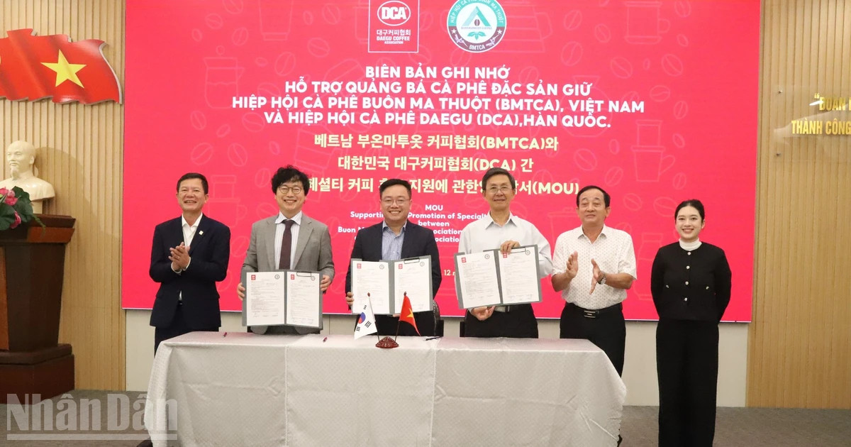 Đắk Lắk tiên phong đưa cà-phê đặc sản Việt Nam Robusta vươn ra thế giới