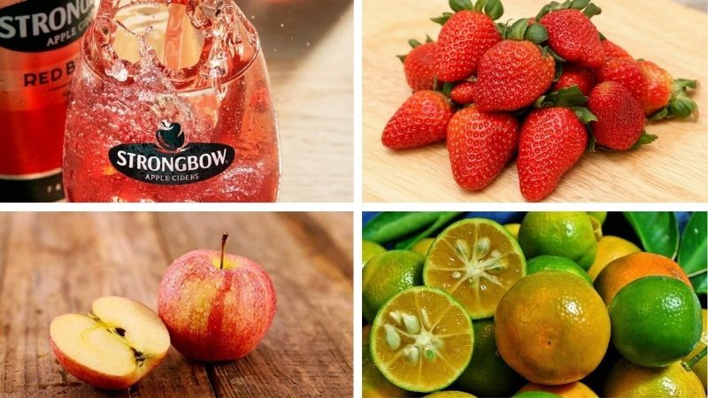 Nguyên liệu làm Strongbow Chill Pot