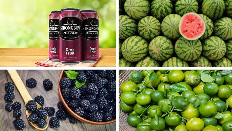 Nguyên liệu làm Strongbow Hóa Chill