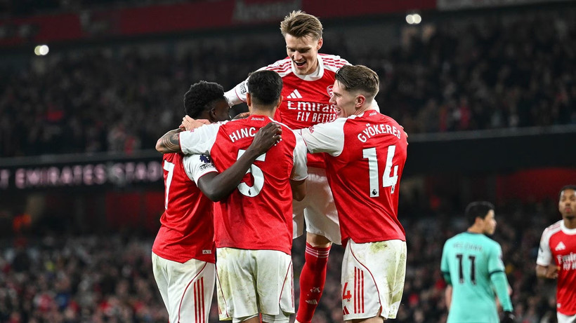 Arsenal củng cố vững chắc ngôi đầu bảng. (Nguồn: Arsenal)