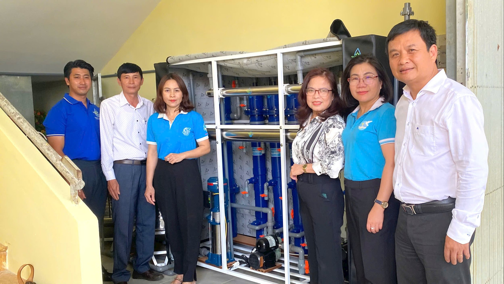Trao tặng hệ thống máy lọc nước