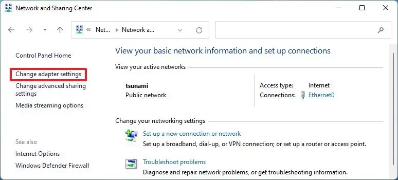 thiet lap dia chi IP tinh tren Windows 11.4