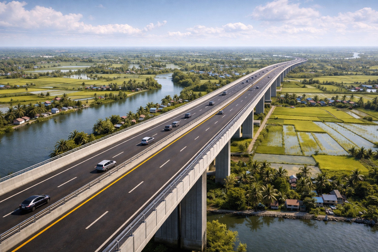 Sau khi hoàn thành tuyến cao tốc sẽ trở thành động lực phát triển kinh tế vùng.