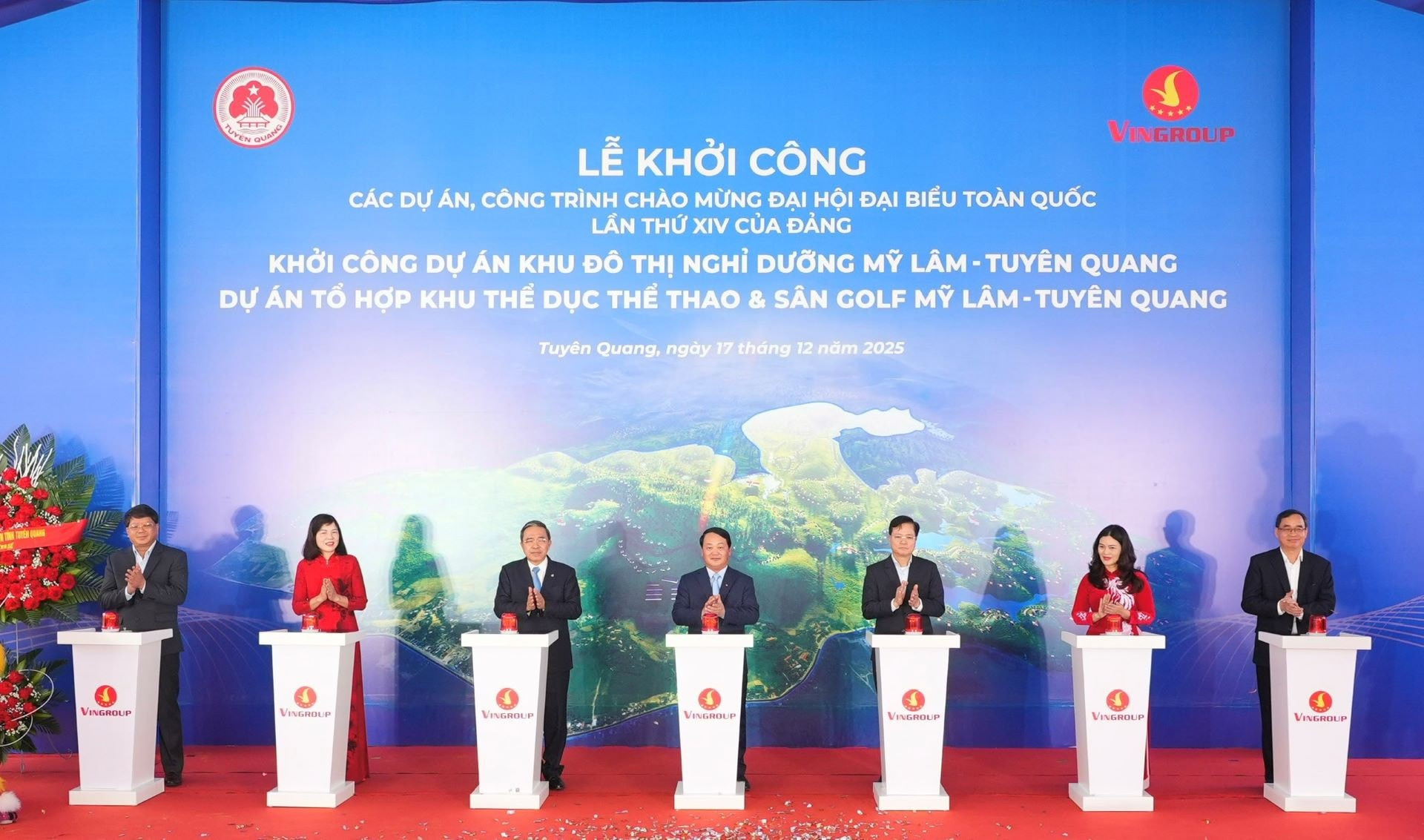 Lễ khởi công dự án của Vingroup tại Tuyên Quang