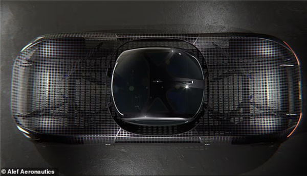 Cận cảnh cấu tr&uacute;c lưới của th&acirc;n xe Alef Model A