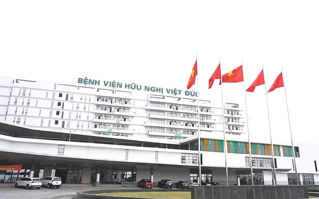 Toàn cảnh Bệnh viện Việt Đức cơ sở 2 trước ngày khánh thành.