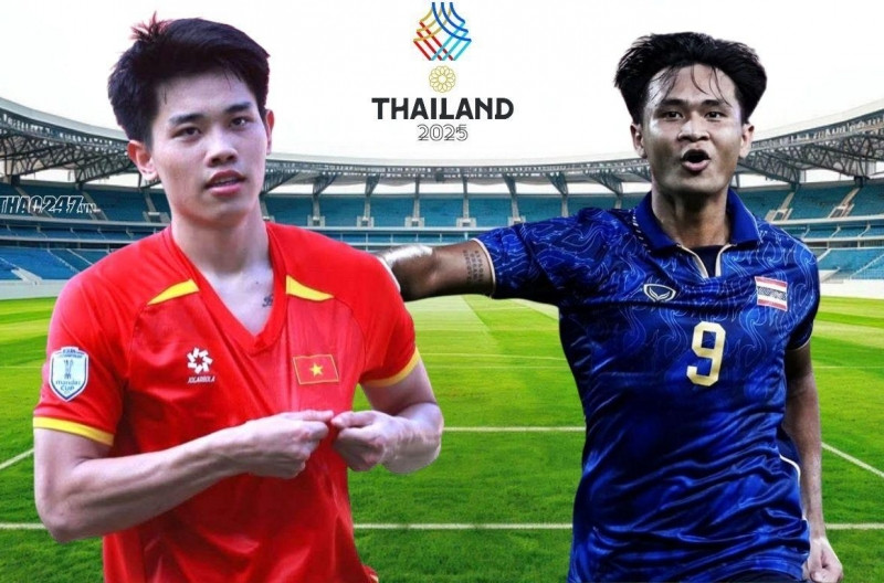 Cổ động viên chờ đợi trận chung kết kịch tính giữa U22 Việt Nam và U22 Thái Lan