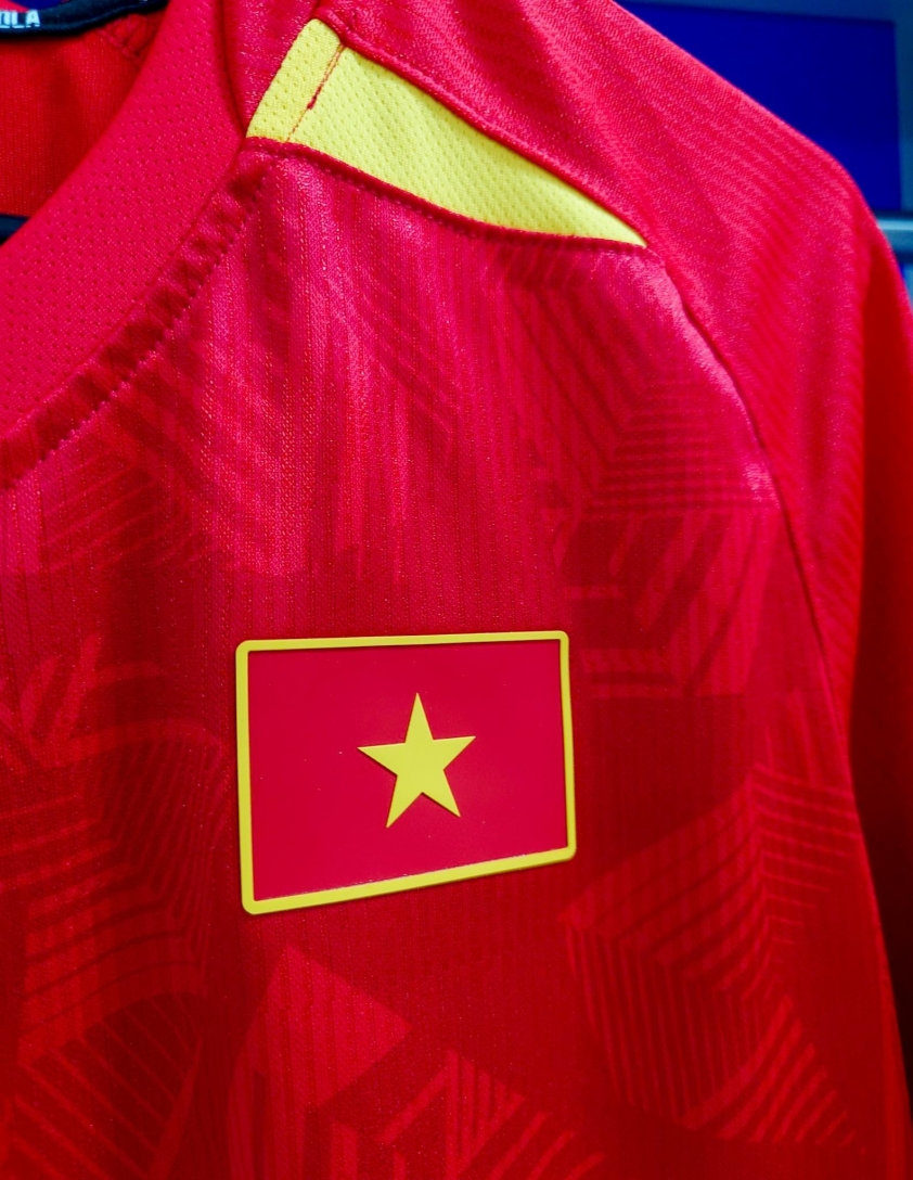 Hình ảnh phòng thay đồ của U22 Việt Nam trước trận chung kết SEA Games 33
