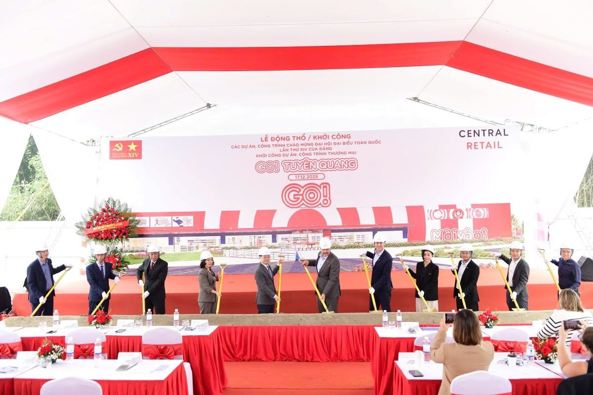 Lễ động thổ Dự án Trung tâm thương mại GO! Tuyên Quang.