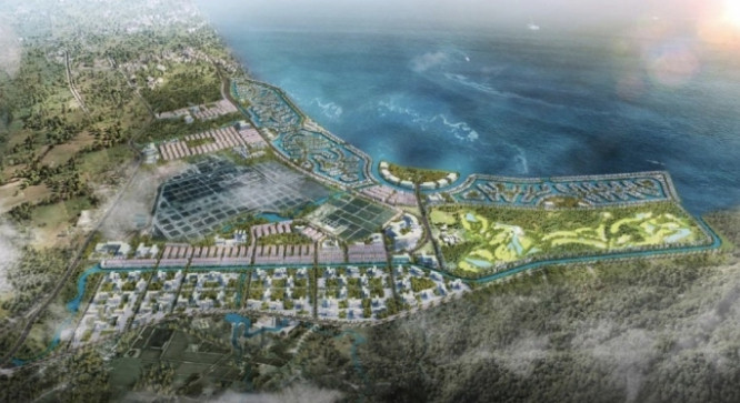 Phối cảnh dự án Vinhomes Cam Ranh với quy mô siêu đô thị ven biển tại Link vào Khánh Hòa