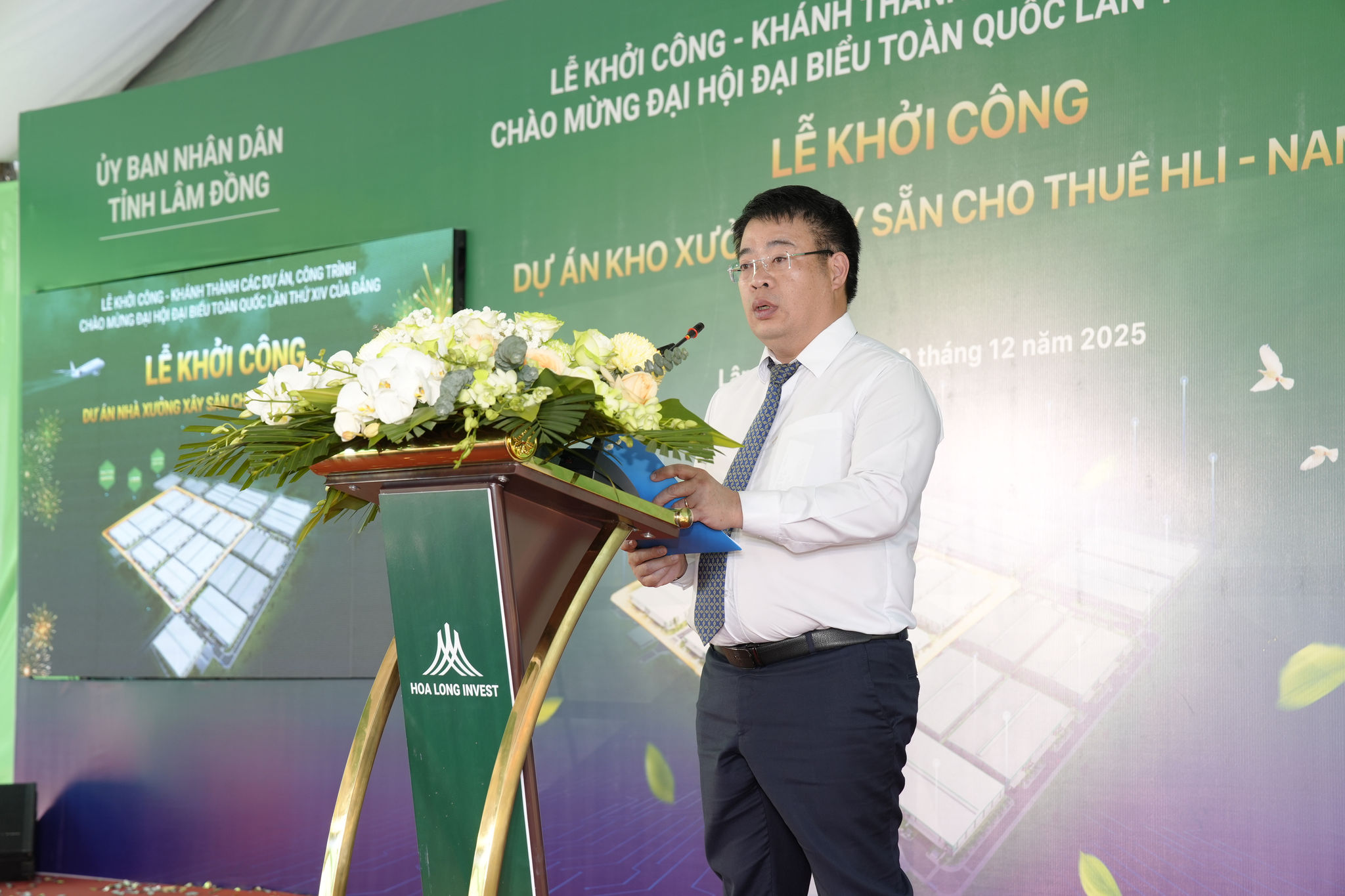 Hình 2_ Ông Nguyễn Ngọc Phúc - Dubaicasino88.bio viên, Phó Chủ tịch UBND Link vào Dubai88 nhà cái phát biểu tại sự kiện