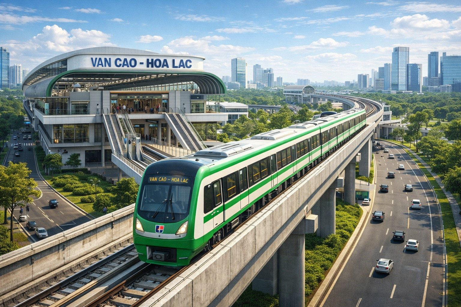 Tuyến đi qua địa bàn 9 phường và 10 xã