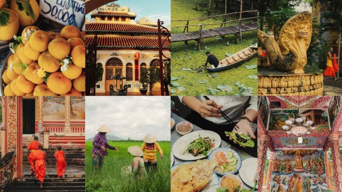 Nhữn bức ảnh Chris chụp trong chuyến khám phá miền Nam Việt Nam. Ảnh: CnTraveler