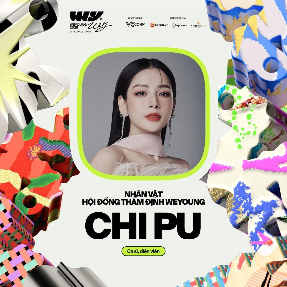 Chi Pu trong vai trò Hội đồng Thẩm định WeYoung