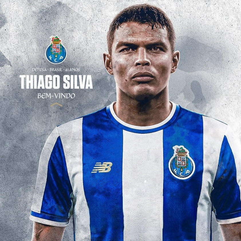 Thiago Silva chính thức gia nhập FC Porto ở tuổi 41