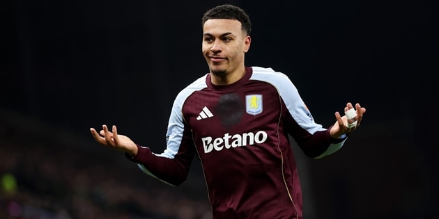 Morgan Rogers tỏa sáng rực rỡ trong chiến thắng của Aston Villa trước Man United