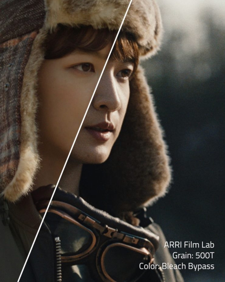 Giao diện điều chỉnh các thông số trong ARRI Film Lab