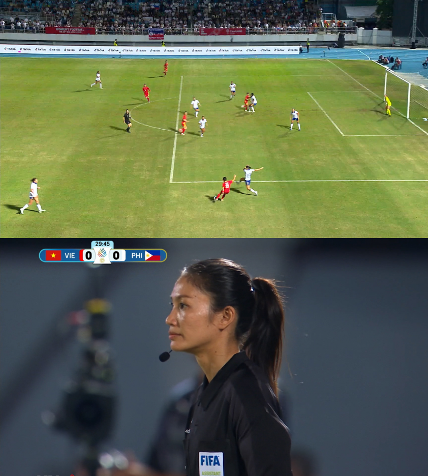 Trọng t&agrave;i bi&ecirc;n sai lầm trong trận chung kết của ĐT nữ Việt Nam