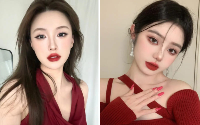 Xu hướng Bold lips, bare face tạo điểm nhấn vào đôi môi