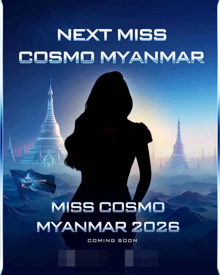 Poster ẩn ý về đại diện tiếp theo của Myanmar tại Miss Cosmo 2026