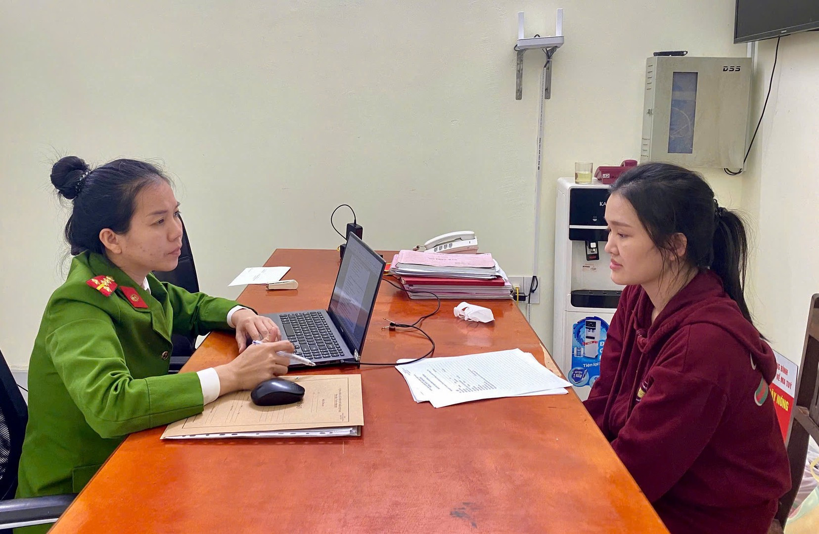 Đối tượng Phan Công Hoài Giang đầu thú tại cơ quan Công an
