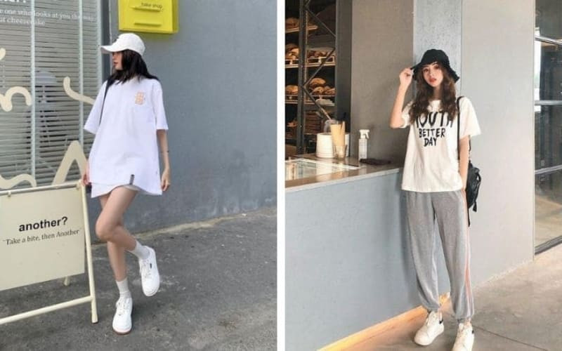 Phom oversized giúp cân bằng thoải mái và thẩm mỹ