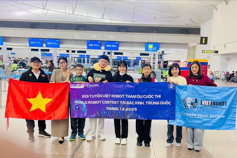Trường THCS Nguyễn Du được chọn tham dự Cuộc thi Robotics Thế giới năm 2025