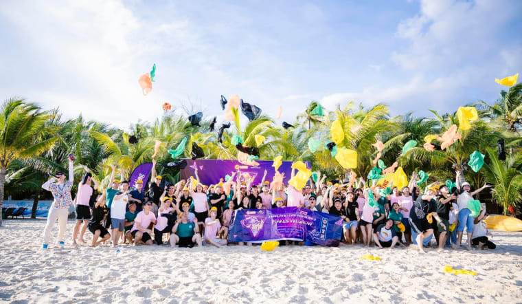 Trò chơi chạy trạm phù hợp cho team building công ty và hoạt động ngoại khóa
