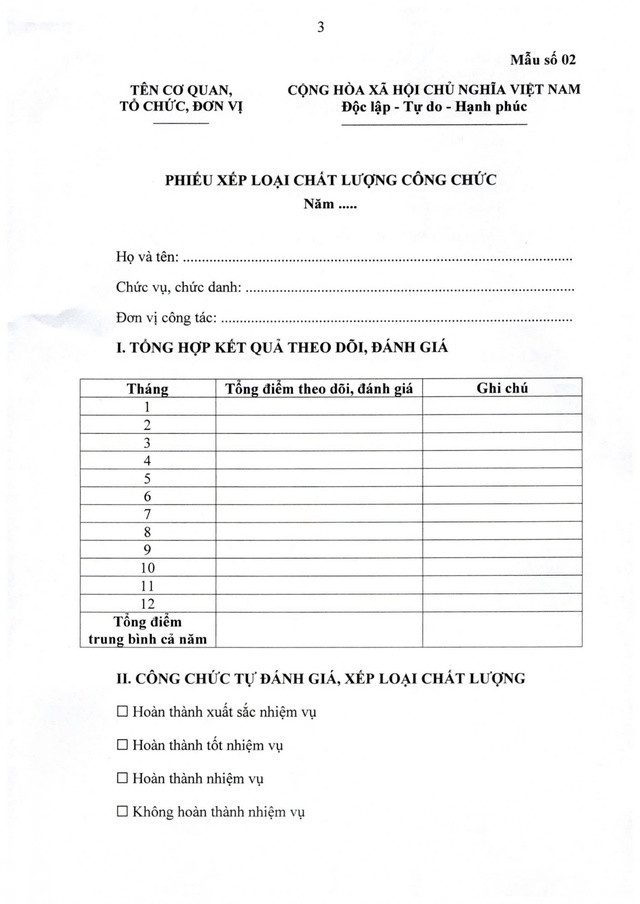 TOÀN VĂN: Nghị định 335/2025/NĐ-CP về đánh giá, xếp loại chất lượng cơ quan hành chính nhà nước và công chức- Ảnh 29.